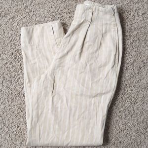 Cream High Waisted Pants